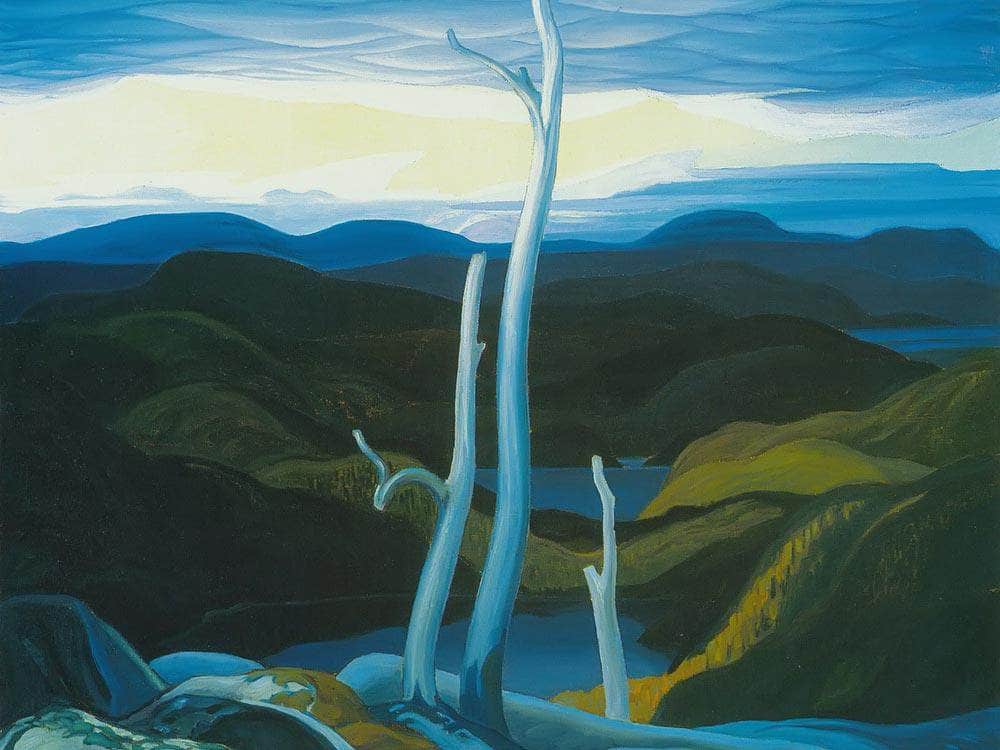 North Shore Lake Superior 1927 By Frank Charmichael Fine Art Print