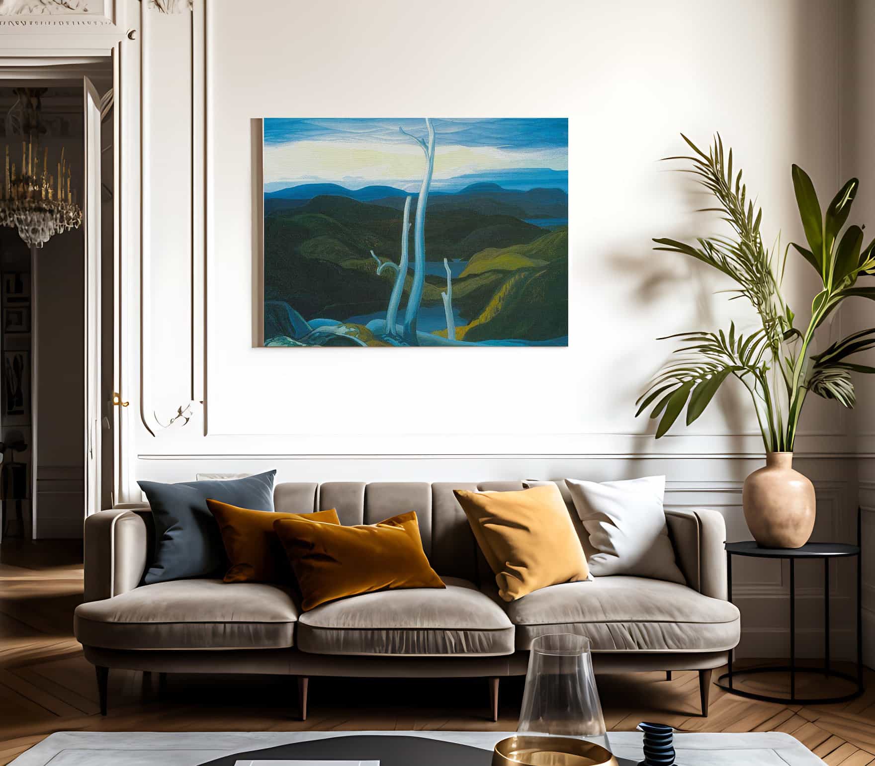 North Shore Lake Superior 1927 By Frank Charmichael Fine Art Print
