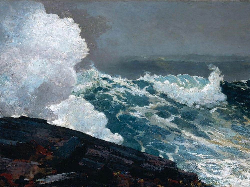 Northeaster 1901 By Winslow Homer Fine Art Print