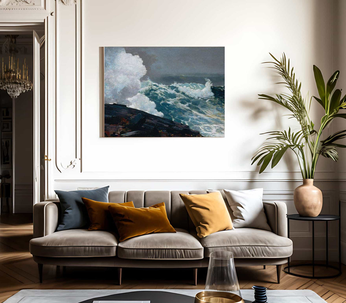 Northeaster 1901 By Winslow Homer Fine Art Print