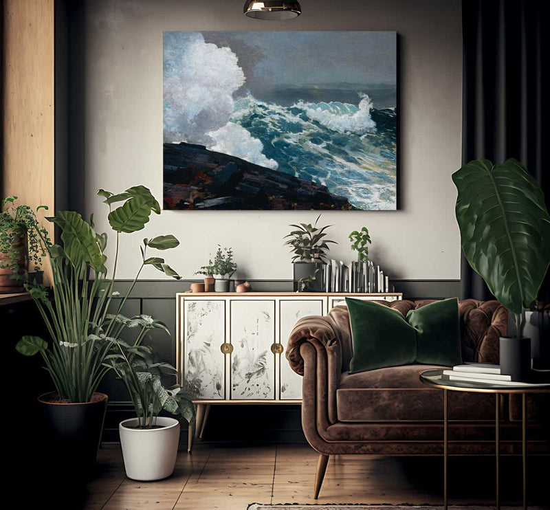 Northeaster 1901 By Winslow Homer Fine Art Print