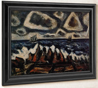 Northern Seascape Off The Banks By Marsden Hartley Fine Art Print