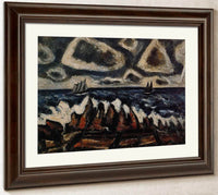 Northern Seascape Off The Banks By Marsden Hartley Fine Art Print