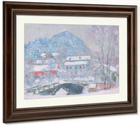 Norway Sandviken Village In The Snow 1895 Oil In Canvas 92 5 X 73 4 Cm Art Institute Of Chicago By Claude Monet Fine Art Print