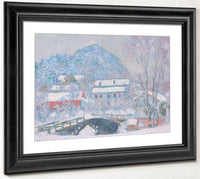Norway Sandviken Village In The Snow 1895 Oil In Canvas 92 5 X 73 4 Cm Art Institute Of Chicago By Claude Monet Fine Art Print