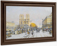 Notre Dame By Eugene Galien Laloue Fine Art Print