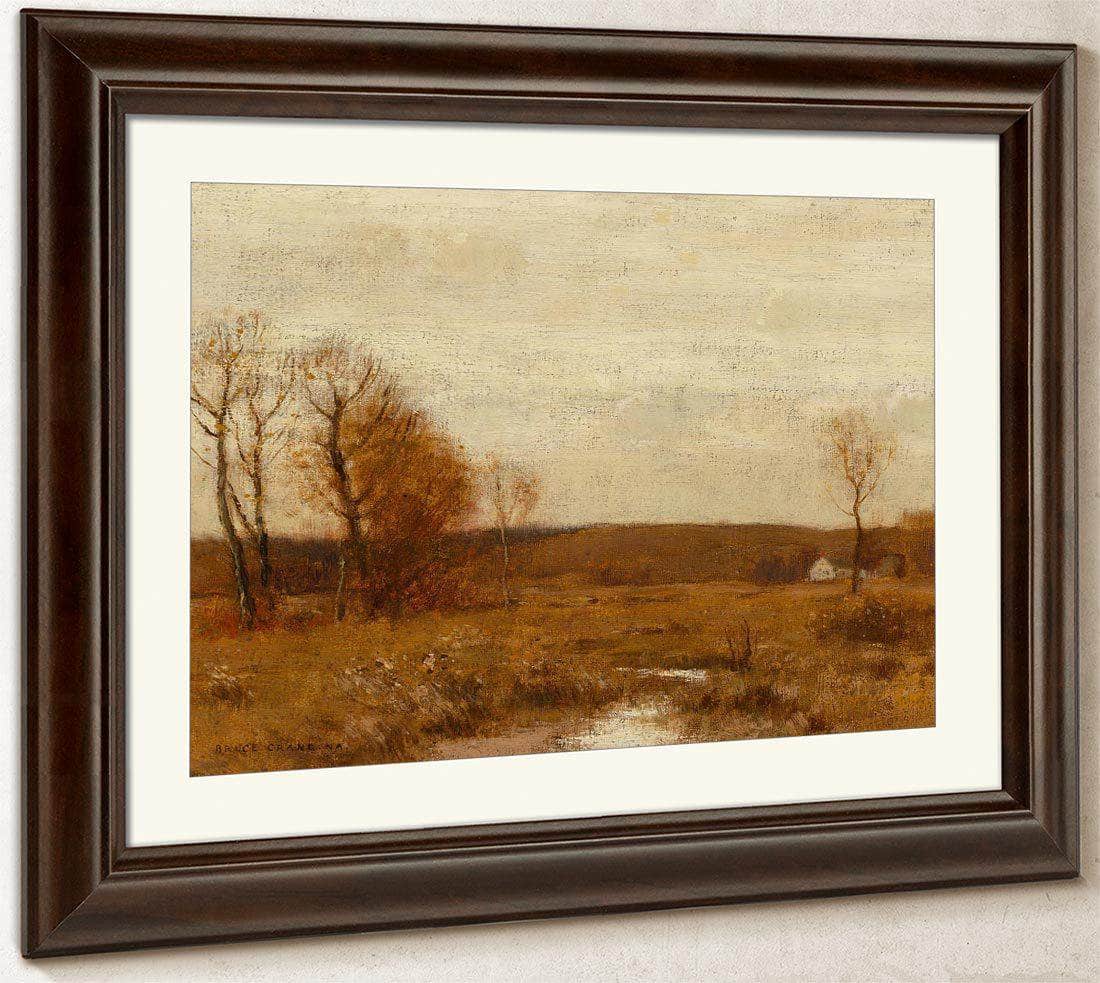 November Meadows By Bruce Crane Fine Art Print