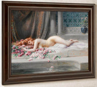 Nu Allonge By Enjolras Delphin Fine Art Print