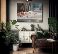 Nu Allonge By Enjolras Delphin Fine Art Print