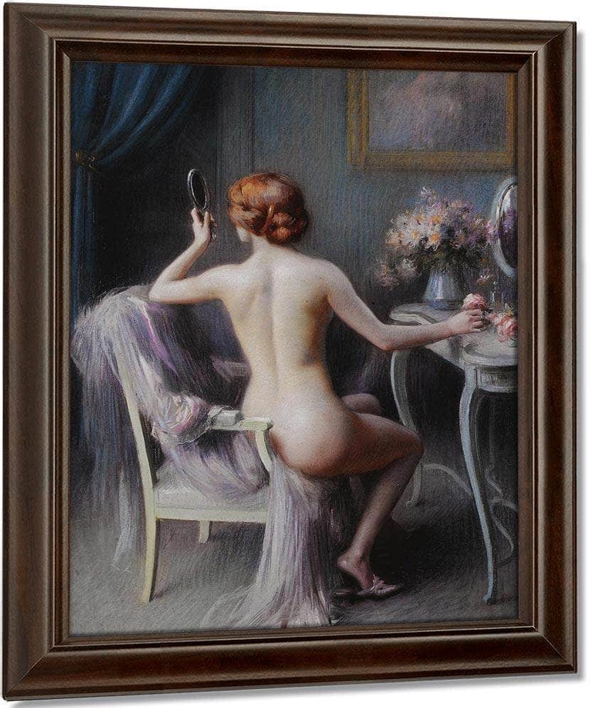 Nu Feminin By Enjolras Delphin Fine Art Print