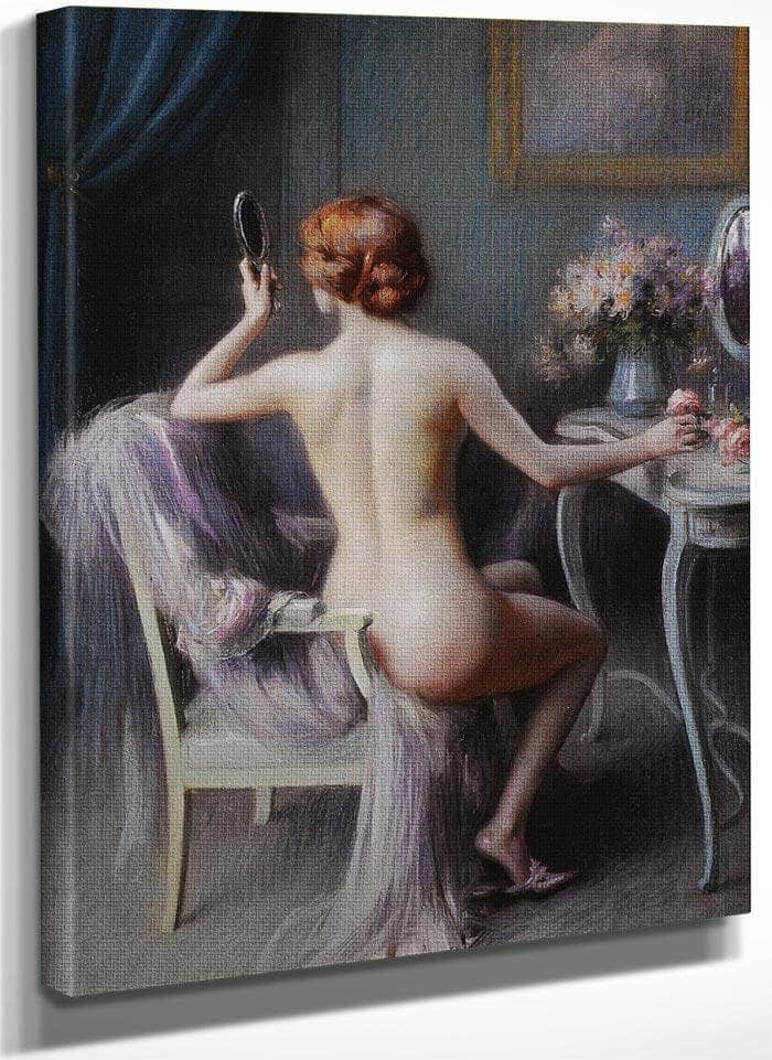Nu Feminin By Enjolras Delphin Fine Art Print