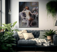 Nu Feminin By Enjolras Delphin Fine Art Print