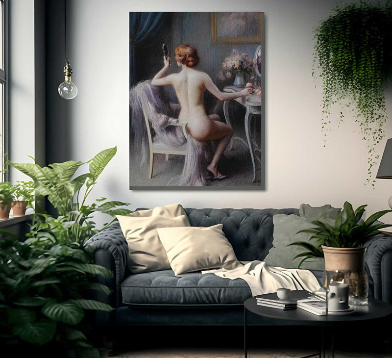 Nu Feminin By Enjolras Delphin Fine Art Print