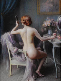 Nu Feminin By Enjolras Delphin Fine Art Print