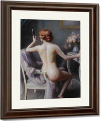 Nu Feminin By Enjolras Delphin Fine Art Print