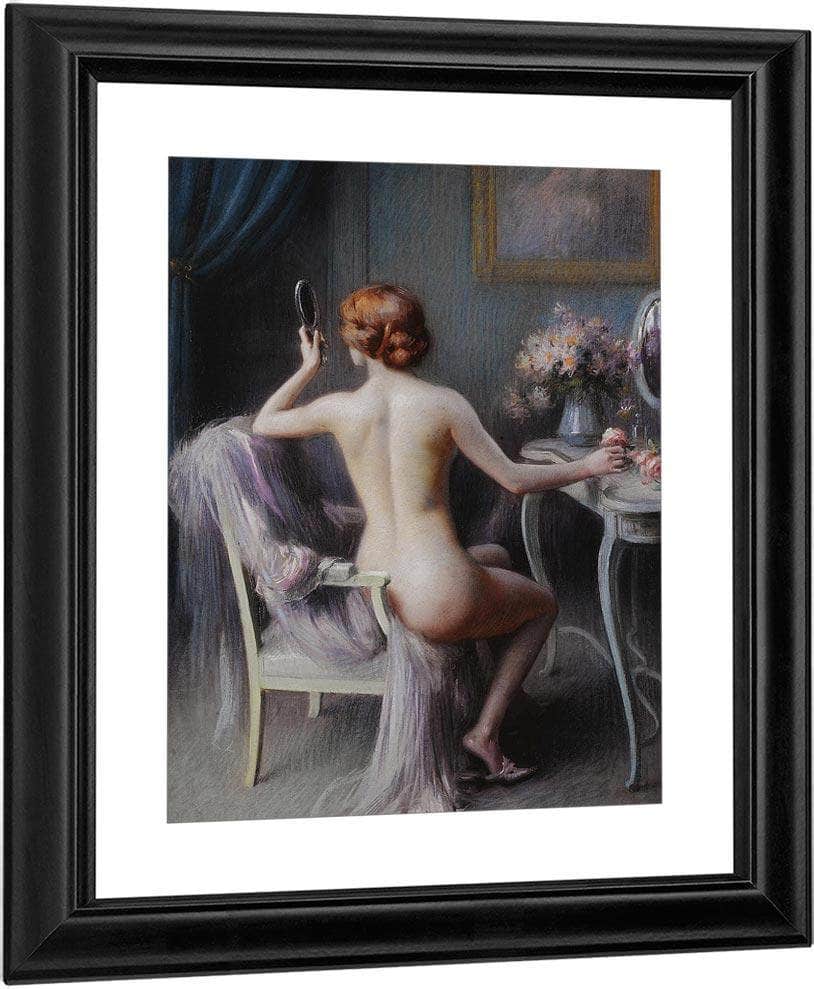 Nu Feminin By Enjolras Delphin Fine Art Print