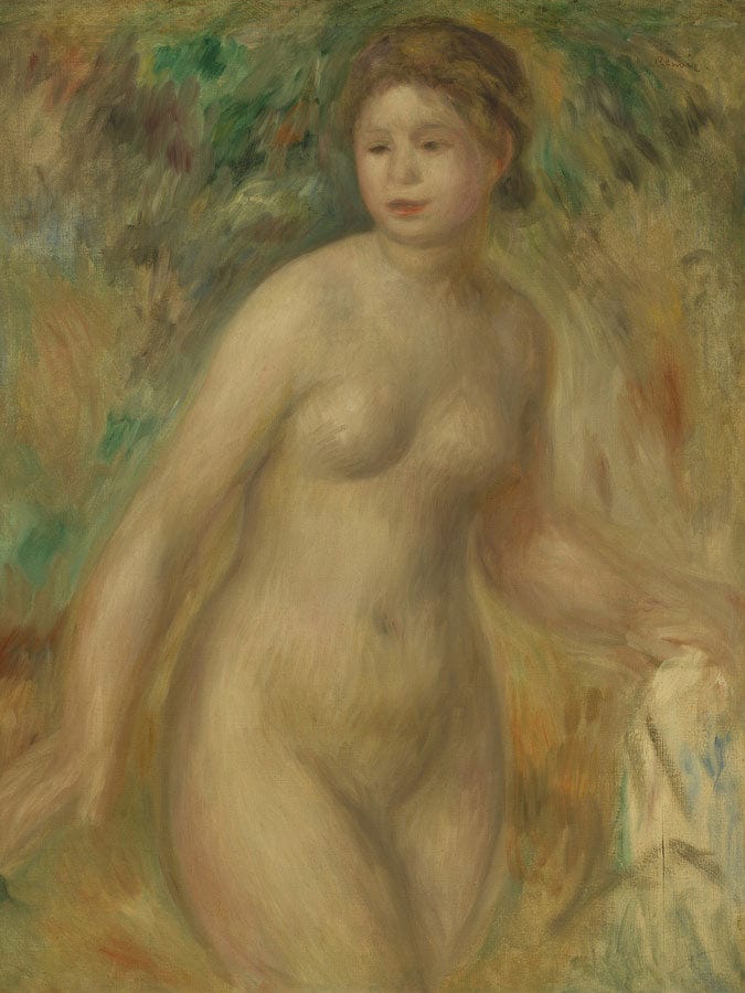 Nude 1 By Pierre Auguste Renoir Fine Art Print