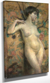 Nude Against Screen By Alice Pike Barney Fine Art Print