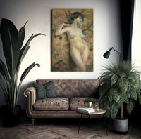 Nude Against Screen By Alice Pike Barney Fine Art Print