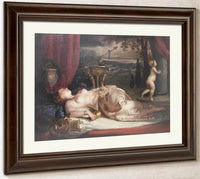Nude Asleep By William Etty Fine Art Print