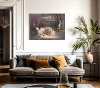 Nude Asleep By William Etty Fine Art Print