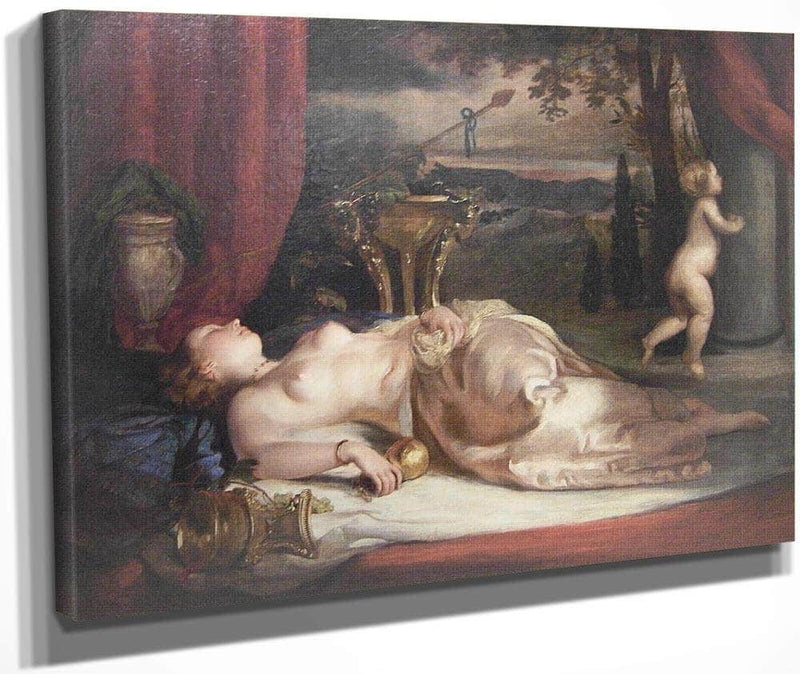 Nude Asleep By William Etty Fine Art Print