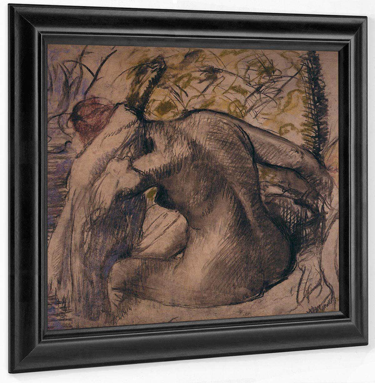 Nude By Edgar Degas Fine Art Print