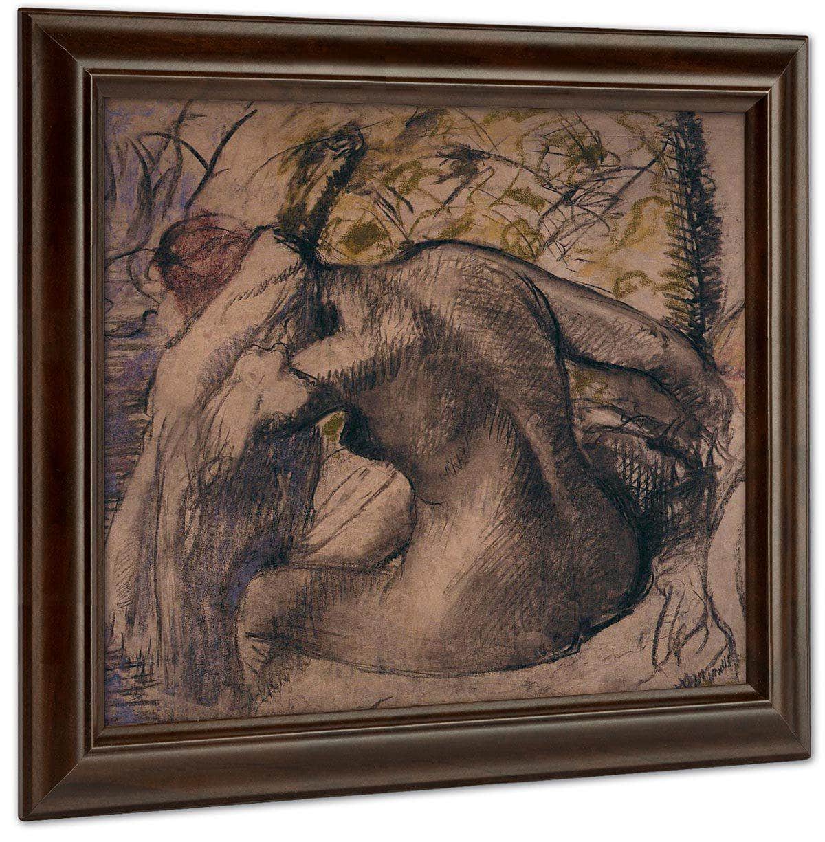 Nude By Edgar Degas Fine Art Print