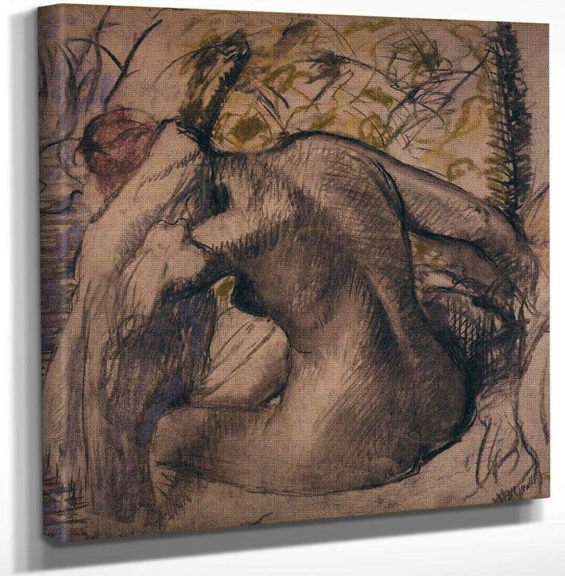 Nude By Edgar Degas Fine Art Print