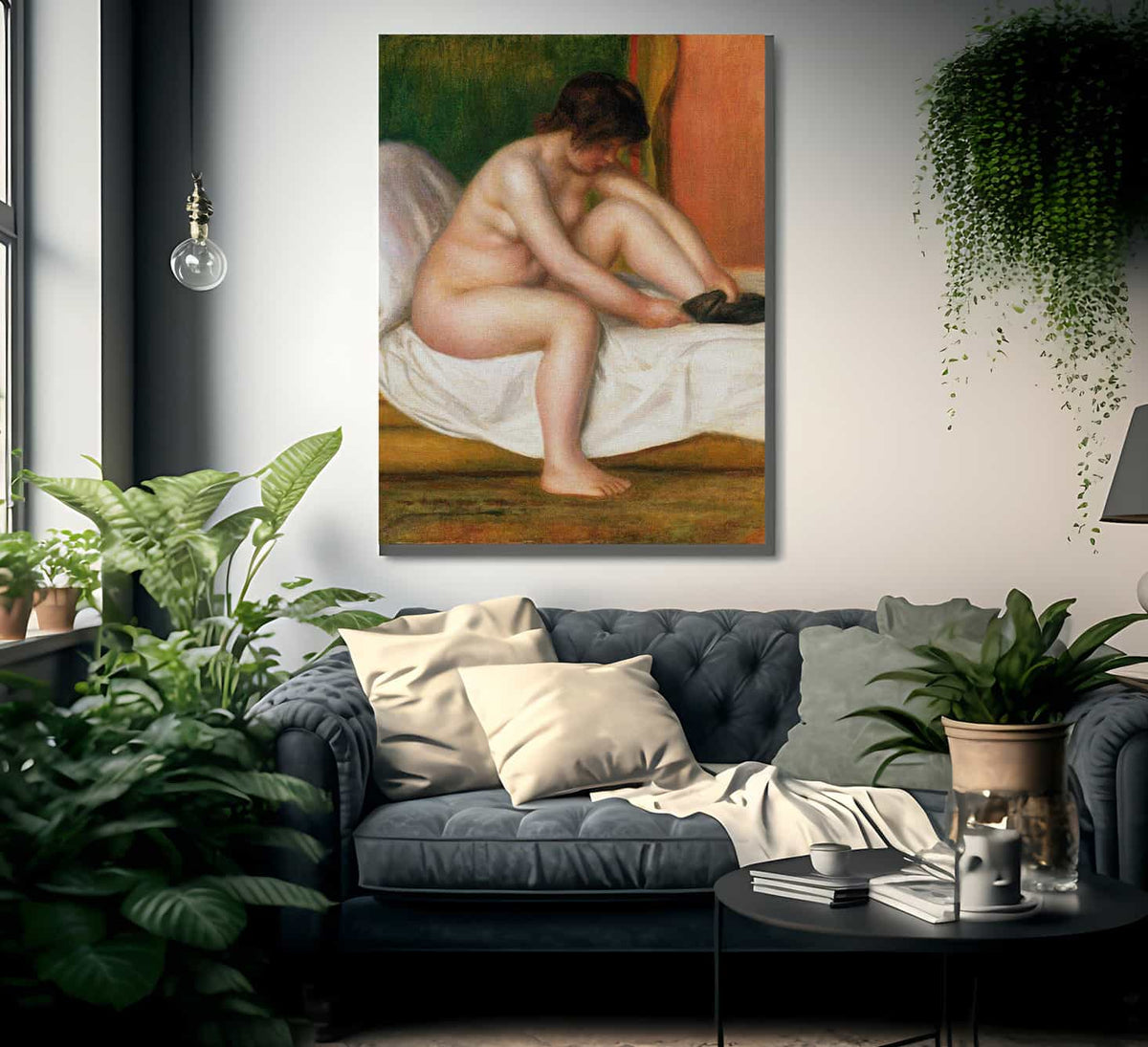 Nude By Pierre August Renoir Fine Art Print