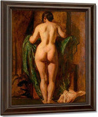 Nude Female Figure By William Etty Fine Art Print