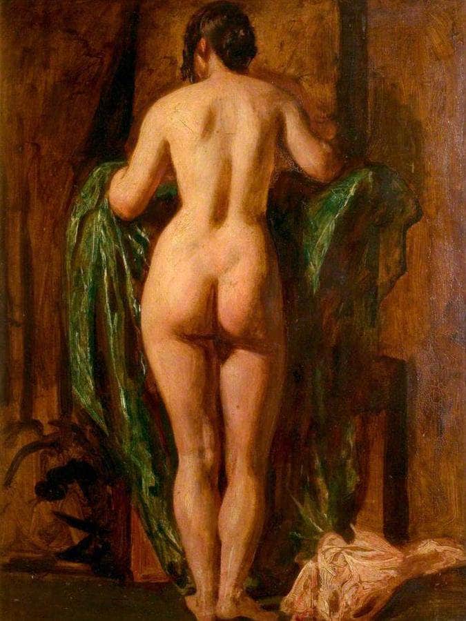Nude Female Figure By William Etty Fine Art Print