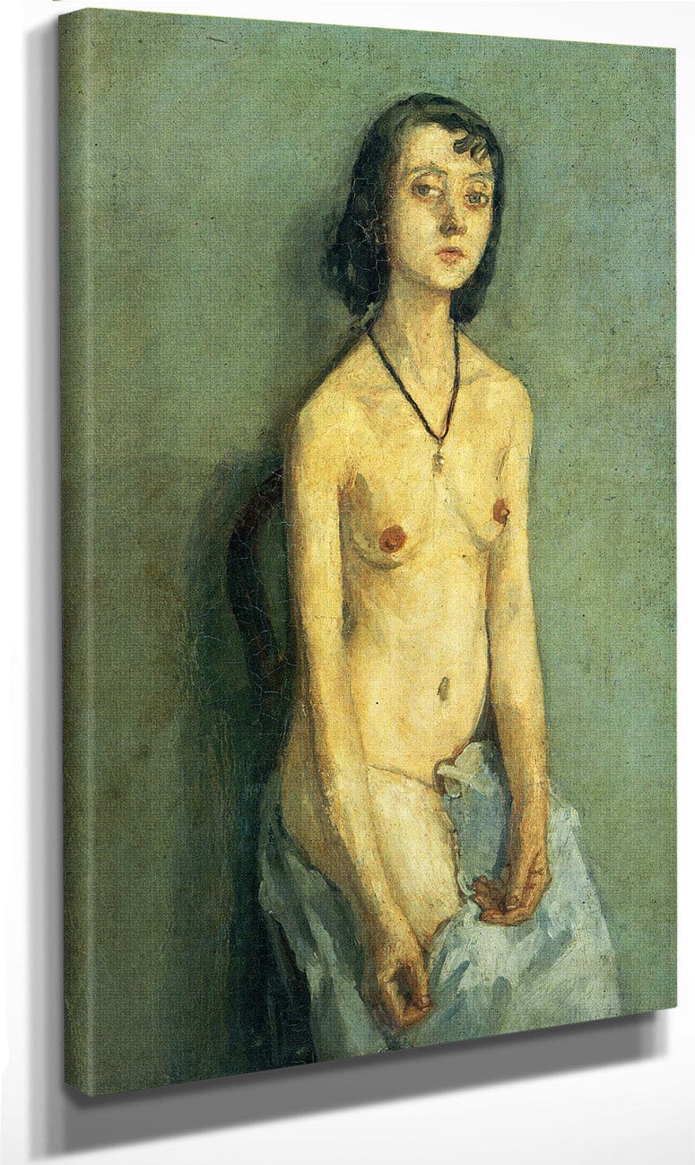 Nude Girl 1910 By Gwendolen Mary John Fine Art Print
