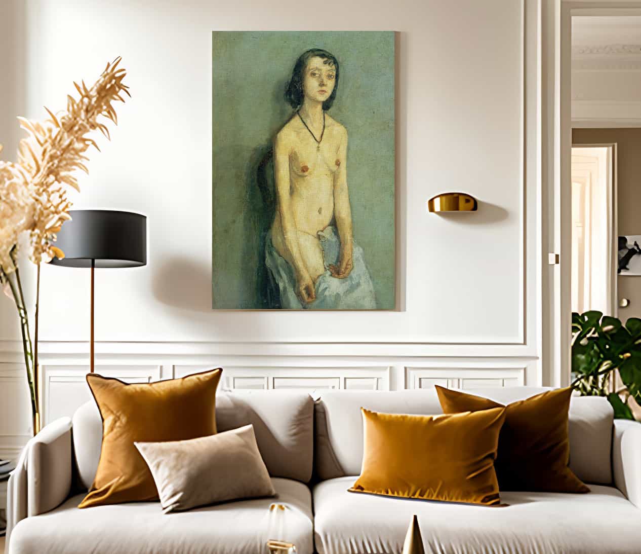 Nude Girl 1910 By Gwendolen Mary John Fine Art Print