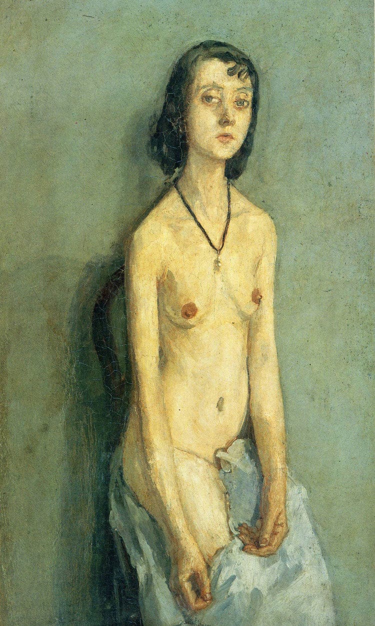 Nude Girl 1910 By Gwendolen Mary John Fine Art Print