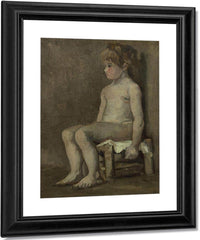 Nude Girl Seated By Vincent Van Gogh Fine Art Print