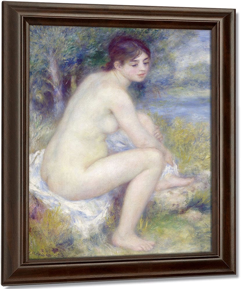 Nude In A Landscape 1 By Pierre Auguste Renoir Fine Art Print