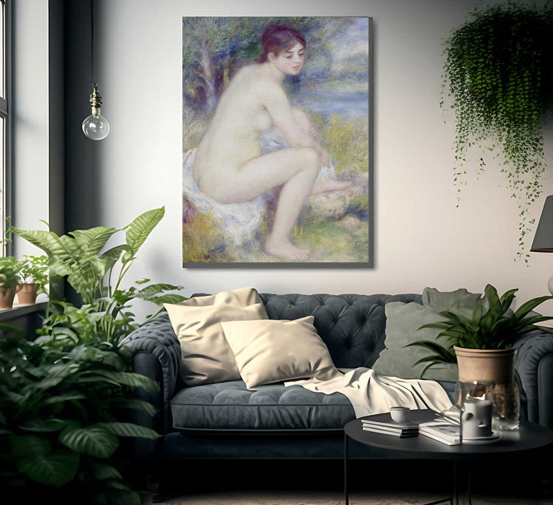 Nude In A Landscape 1 By Pierre Auguste Renoir Fine Art Print