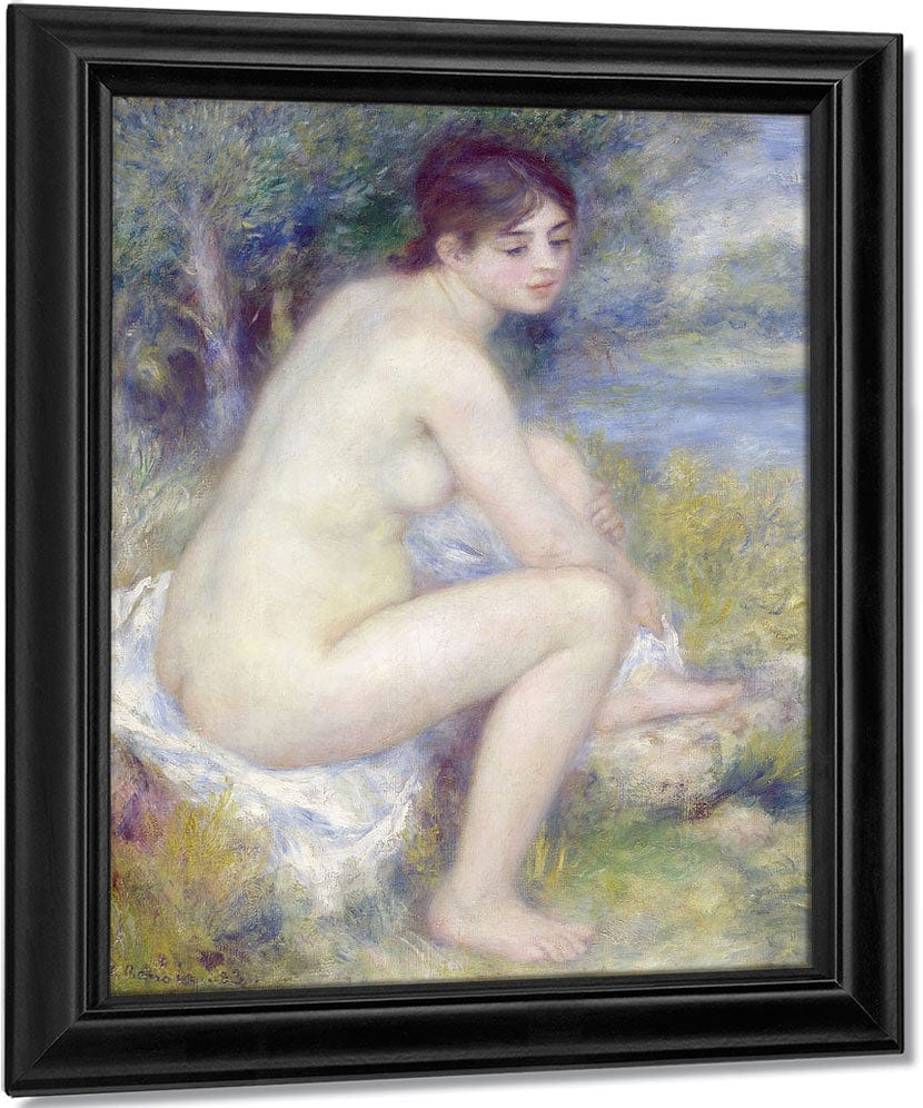 Nude In A Landscape 2 By Pierre Auguste Renoir Fine Art Print