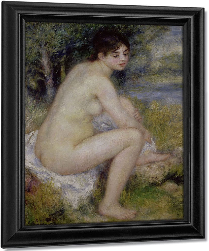 Nude In A Landscape By Pierre Auguste Renoir Fine Art Print