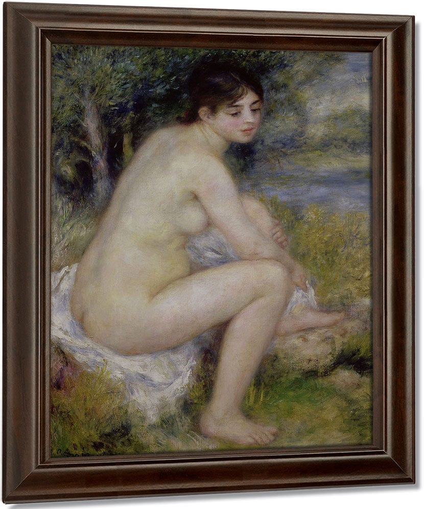 Nude In A Landscape By Pierre Auguste Renoir Fine Art Print