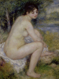 Nude In A Landscape By Pierre Auguste Renoir Fine Art Print