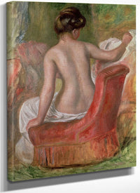 Nude In An Armchair By Pierre Auguste Renoir Fine Art Print