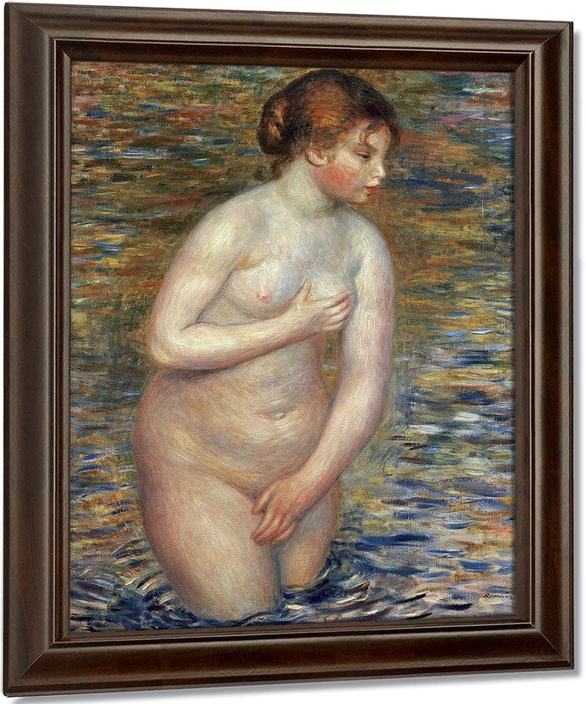 Nude In The Water By Pierre Auguste Renoir Fine Art Print
