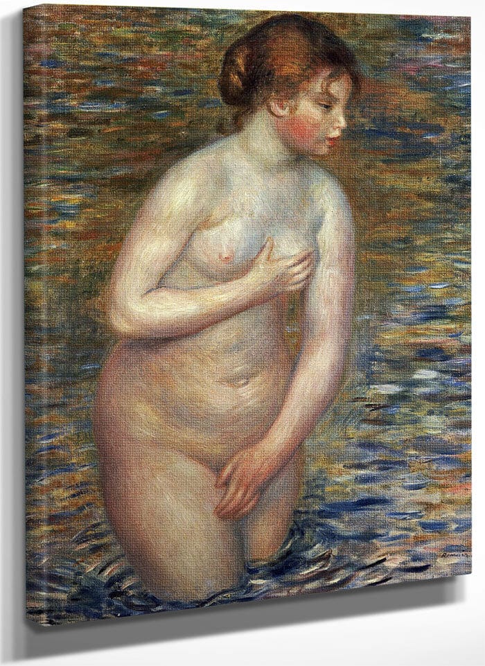 Nude In The Water By Pierre Auguste Renoir Fine Art Print