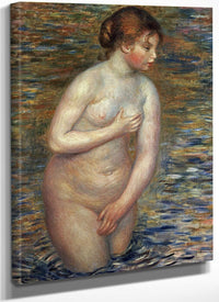 Nude In The Water By Pierre Auguste Renoir Fine Art Print