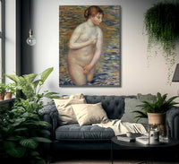Nude In The Water By Pierre Auguste Renoir Fine Art Print