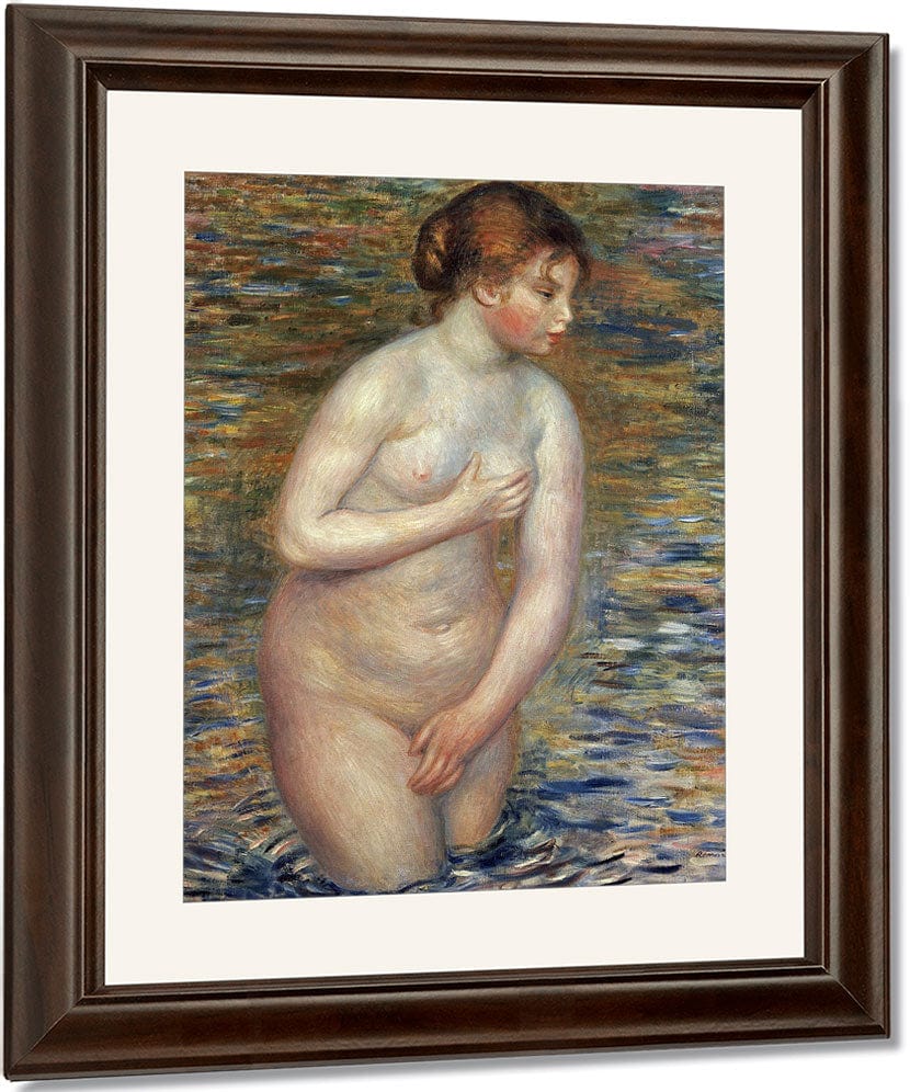 Nude In The Water By Pierre Auguste Renoir Fine Art Print
