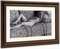 Nude On A Couch By Gustave Caillebotte Fine Art Print