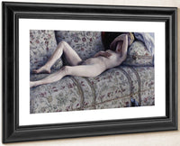 Nude On A Couch By Gustave Caillebotte Fine Art Print